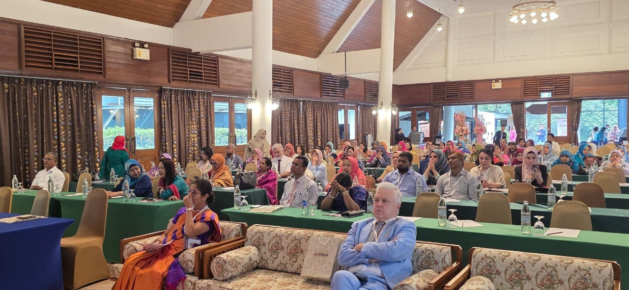 Delegates in session