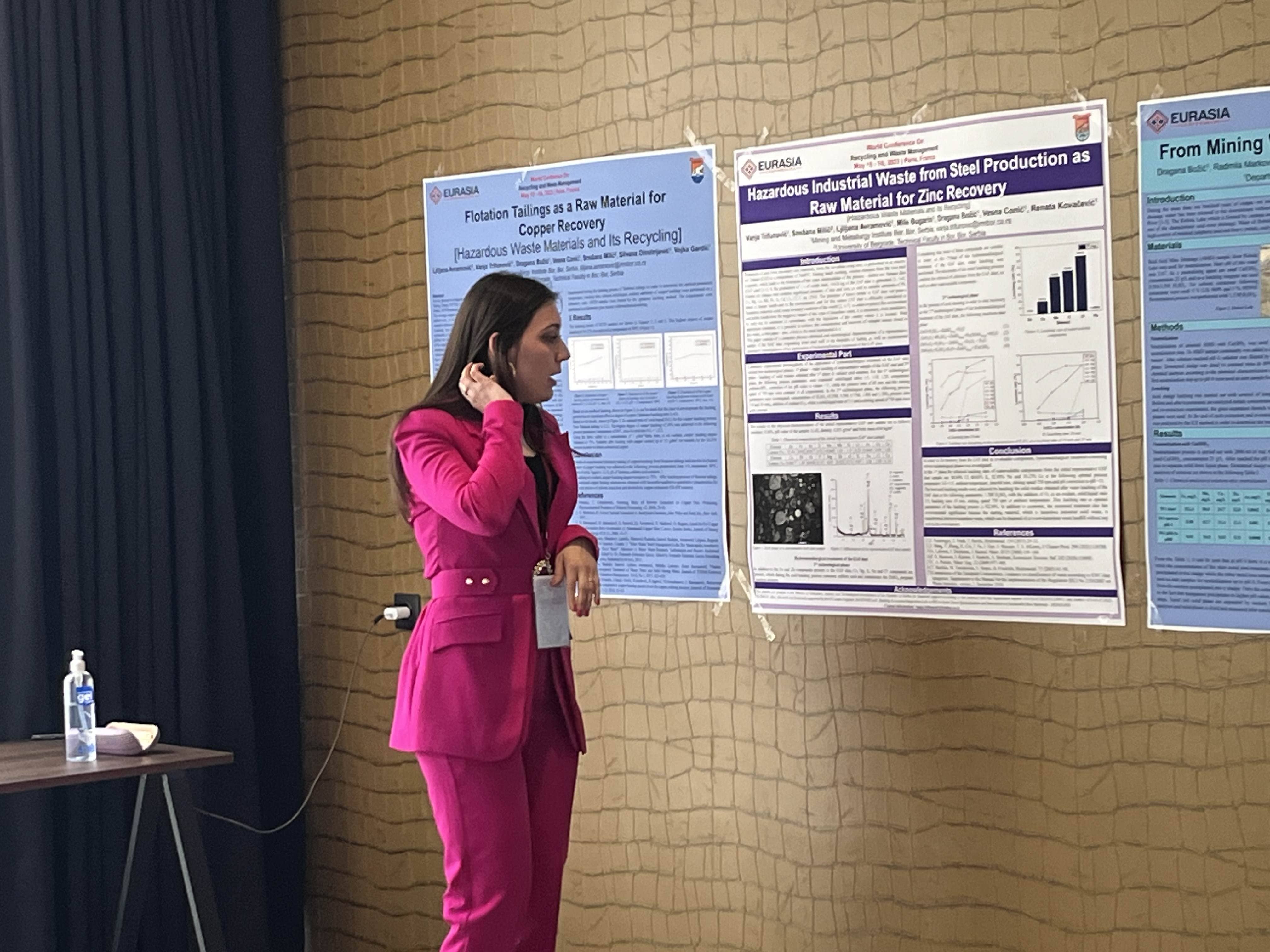 Presentation at a congress