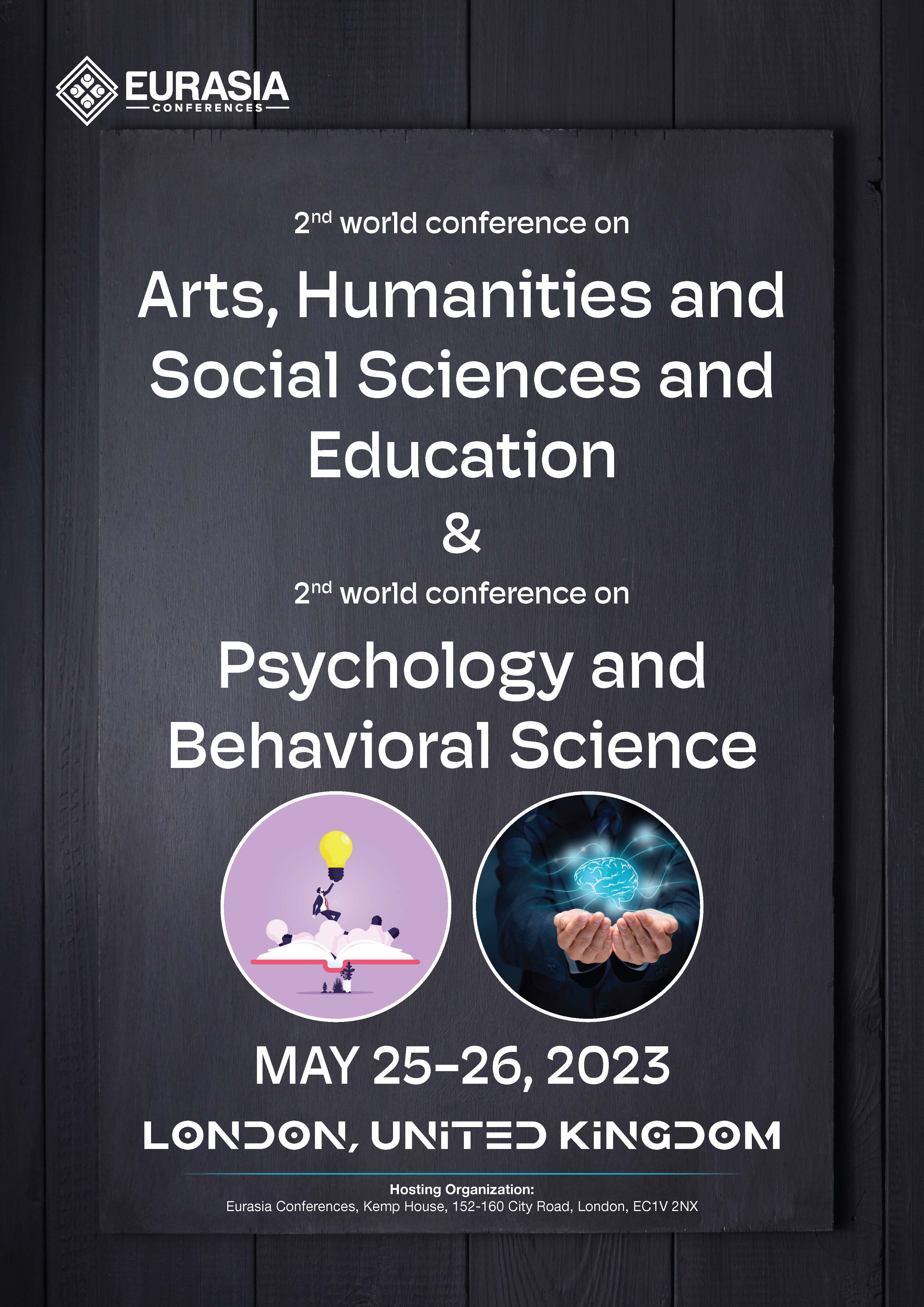 Cover of Abstracts of the 2nd World Conference on Arts, Humanities, Social Sciences and Education and 2nd World Conference on Psychology and Behavioral Science