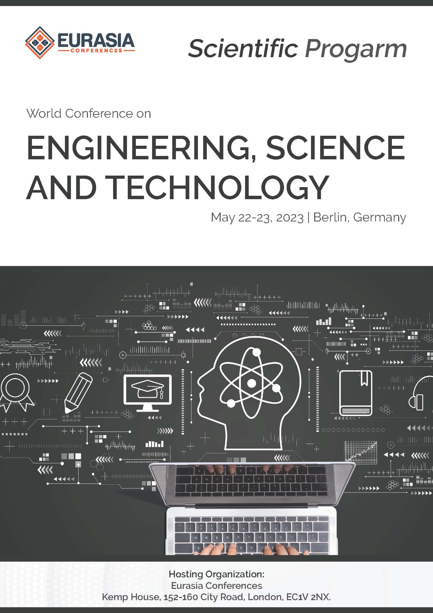 Cover of Abstracts of the World Conference Series on Engineering, Science and Technology